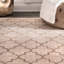 Tapis géométrique ivoire / brun clair Archdale-18605432