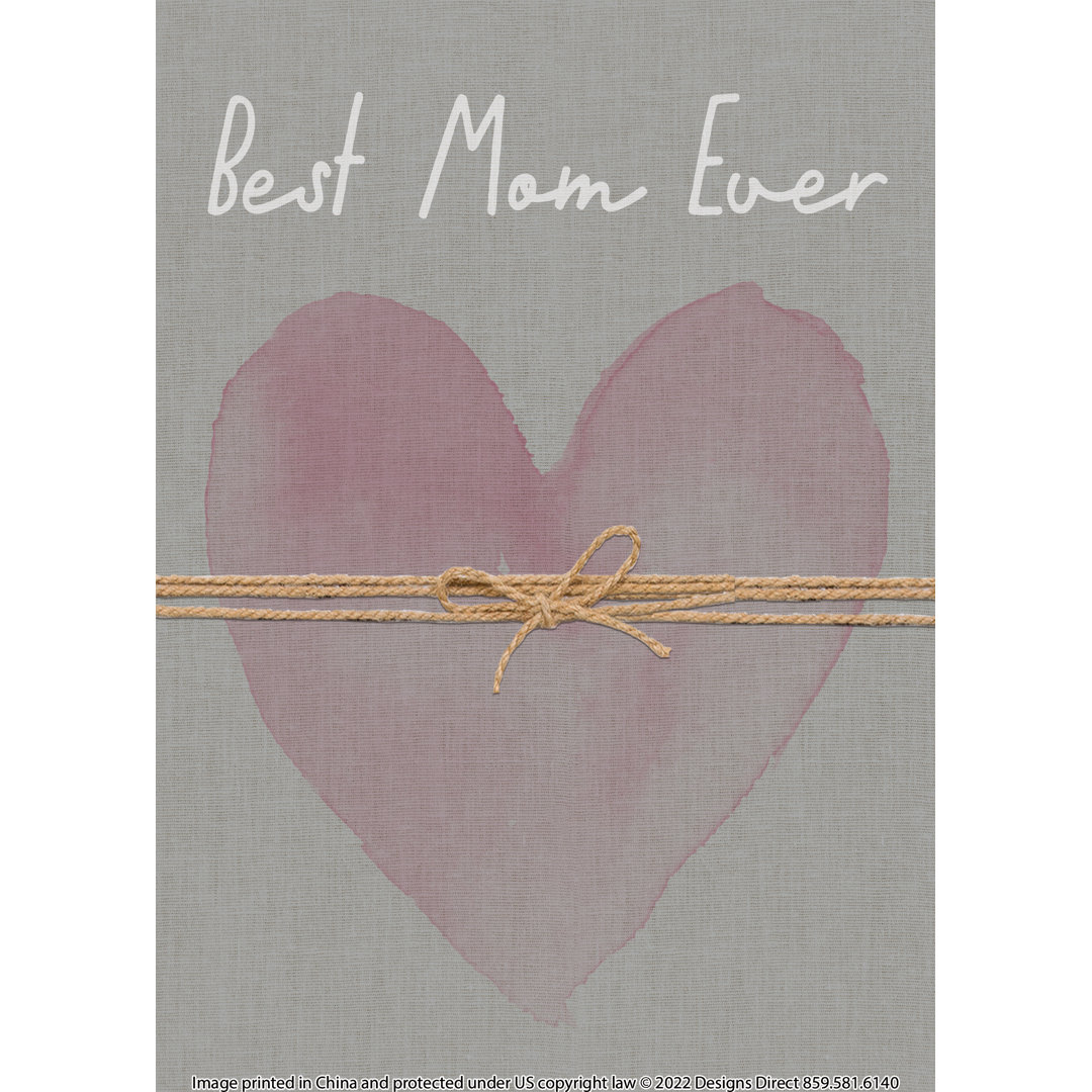 Best Mom Ever - Wrapped Canvas Print
