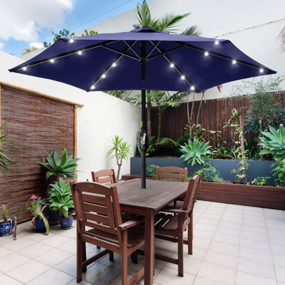 Parasol de marché éclairé Elbe