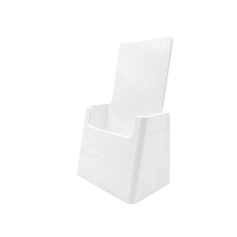 White Trifold Brochure Holder, 2-Pack