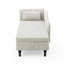 Chaise longue en velours à rangement multifonctionnel-431419234
