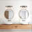 Nayomee Dimmable Vanity Light with Seeded Glass-107134582