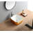 Modern Vitreous China Square Vessel Bathroom Sink-50480385