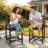 2-piece Outdoor Tall Adirondack Chair With Connecting Tray-285763806