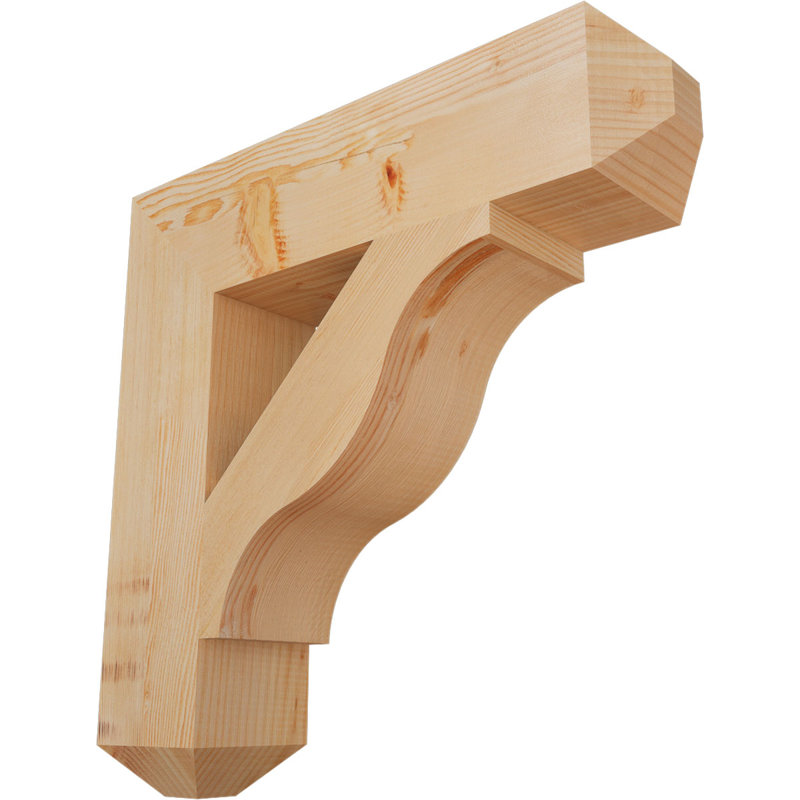 Support pour artisan Funston, H 26 po x l 5,5 po x P 26 po, Sapin de Douglas, Lisse