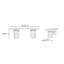 Pipperidge 86.5'' Stone Outdoor Dining Table