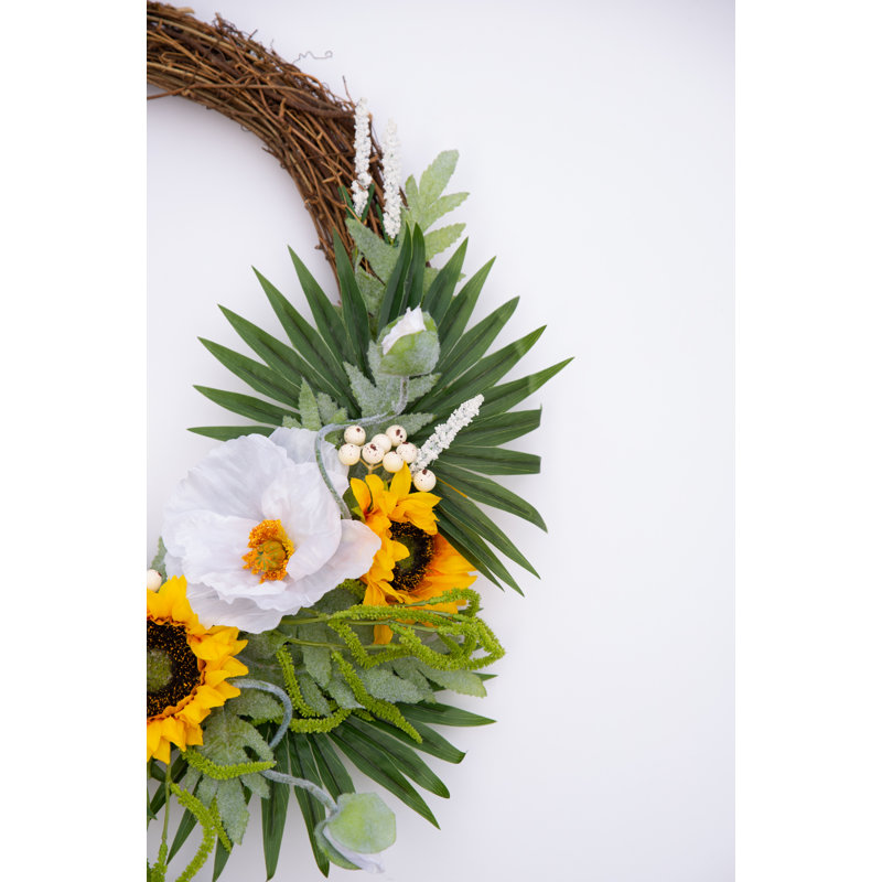 Handcrafted Faux 19'' Wreath