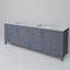 Meuble-lavabo double pour salle de bain et plateau 84 po x P 22 po Jacques-66637648-112954101