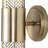 Everly Quinn Highfill 2 Light LED Brass Sconce