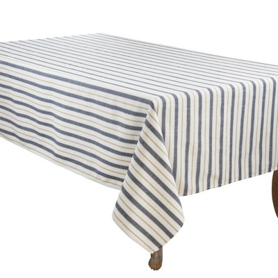 Nappe à rayures bleues