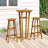 Isyla Round 60Cm L Outdoor Standing Height Table