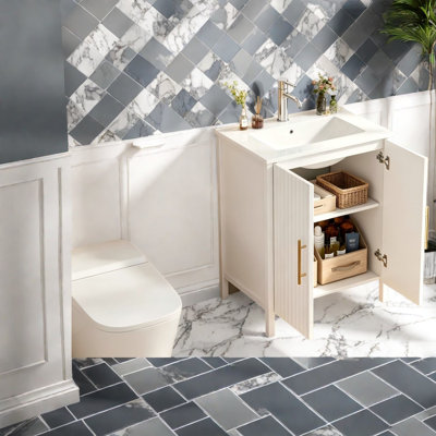 Meuble-lavabo moderne 24 po