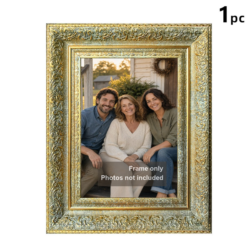 Cadre photo doré antique 1PC pour photos et cadeaux de 11 po x 14 po, 11" W x 14" H, 1, Antique Gold