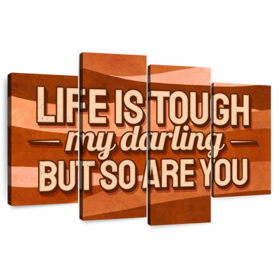 Tergel Life Is Tough, typographie