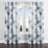 Abstract Curtain panels - Grey Borreri Grommet Curtain - 1 Panel-61536866-61536865