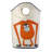 3 Sprouts - Baby Laundry Hamper  - Storage Basket Organizer Bin for Nursery - Orangutan