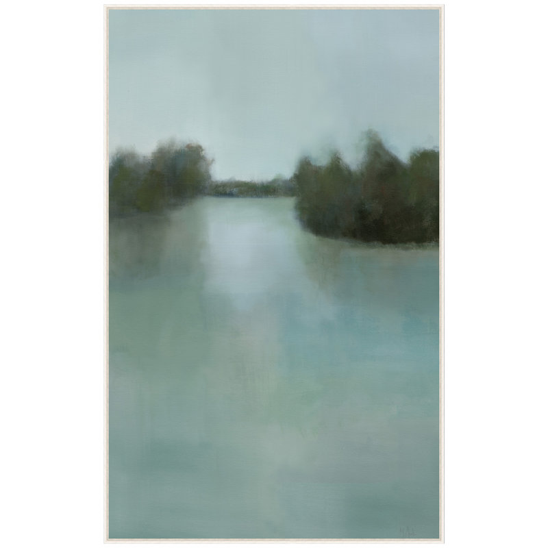 Into the Distance - Peinture sur toile avec cadre flottant