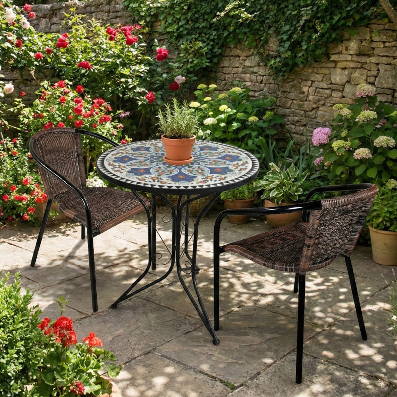 2 - Person Patio Dining Set with Round Table