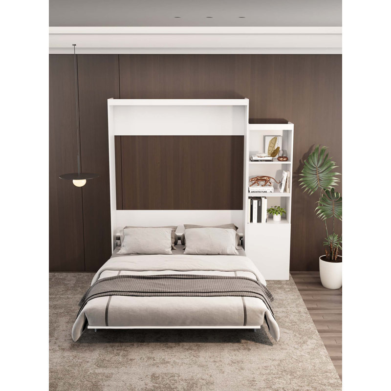 Lit escamotable vertical de grande taille avec table et tablette Morden Design