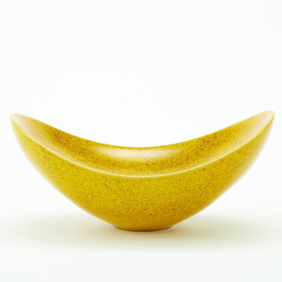 Bol décoratif contemporain en céramique oval