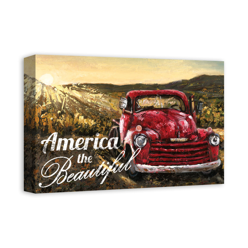 " America the Beautiful " Graphic Art Print