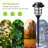 24.4'' Solar Powered Outdoor Floor Lamp