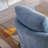Yelina Polyester Slipcovered Swivel Barrel Chair-1755717644