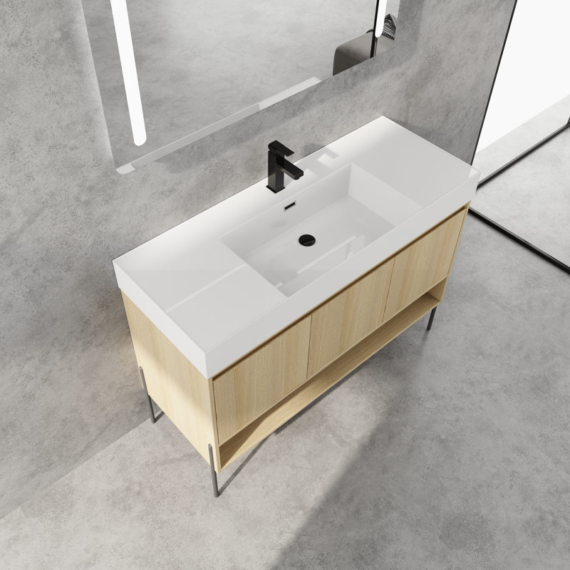 Meuble-lavabo avec plateau Erlian