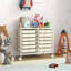 12 Drawers Rolling Cart Storage Scrapbook Paper Studio Organizer Bins-2111174373