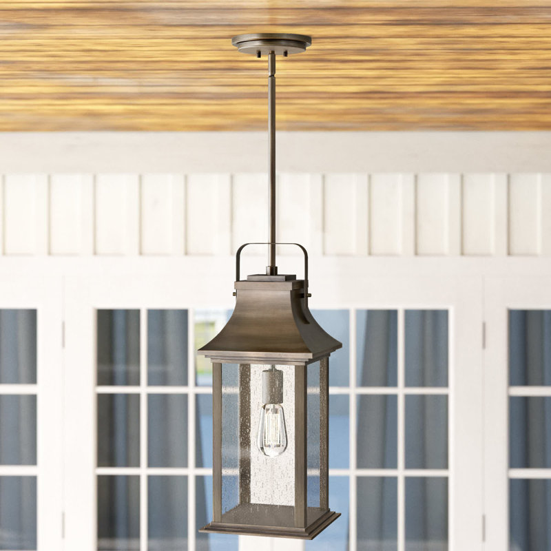 Sereia Outdoor Hanging Lantern, Bronze
