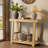 43.5" Elegant Oak Wood Color Console Table Entryway Table For Hallway-264846473