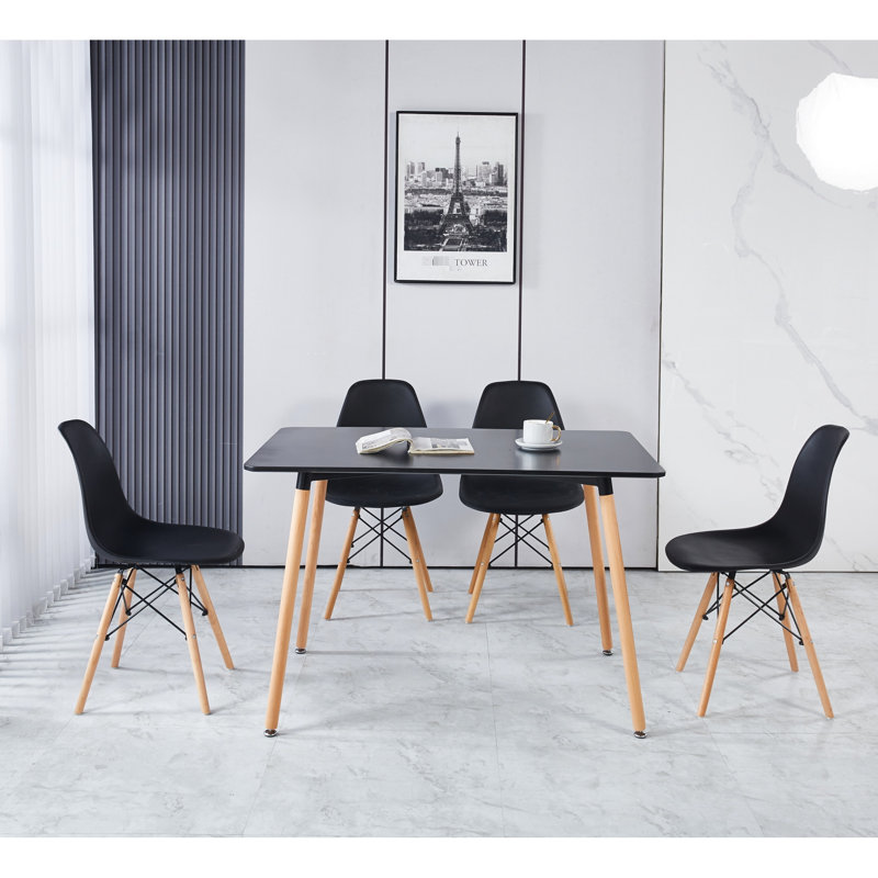 115X75X75CM Table, Matte Black