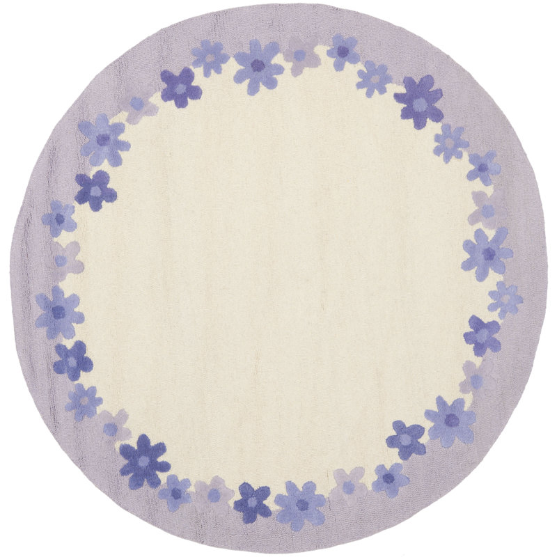 Claro Hand Tufted 80% Wool And 20% Cotton Rug, Round 6'