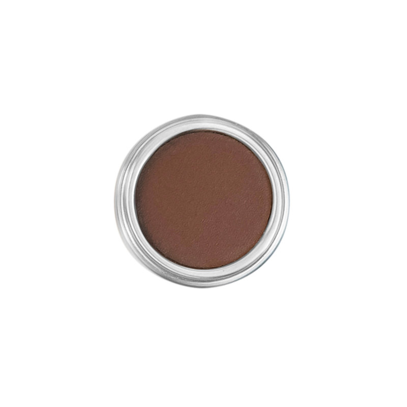 Reserve Round Knob, Satin Nickel/Brown