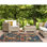 Tapis d'intérieur / extérieur multicolore Annig