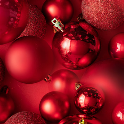Holiday Decorations 13.7'' Shatterproof Ball Ornament