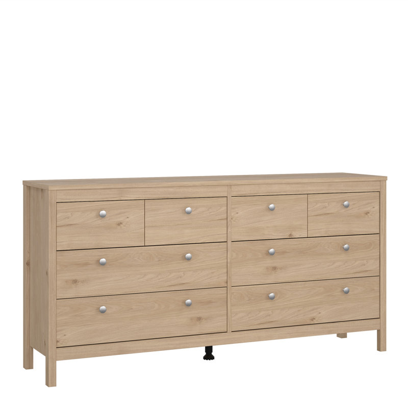 Raland 159.6cm W 8 - Drawer Chest of Drawers