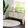 Glam Geometric White Silver Area Rug