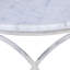 New Orleans Marble Drum End Table-72595295