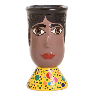 Handmade Ceramic Statue Planter