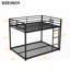 Lit superposé double au-dessus de double pour lit double / grand, sans sommier, solide et durable-295234310