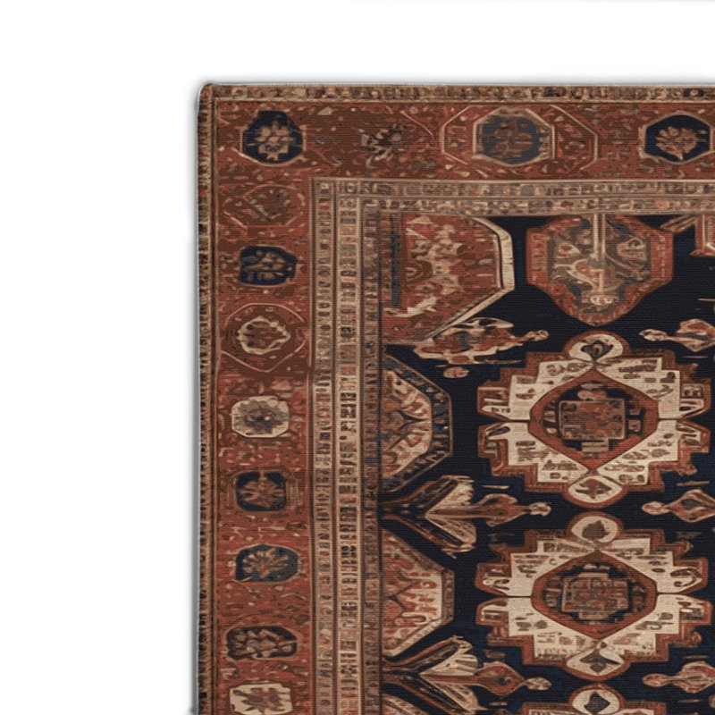 Tapis d'intérieur et d'extérieur brun Persian, Rectangulaire 2 pi x 3 pi