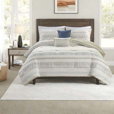 Reversible Bedding Sets, Polyester Full Queen Farmhouse Home Comfort
