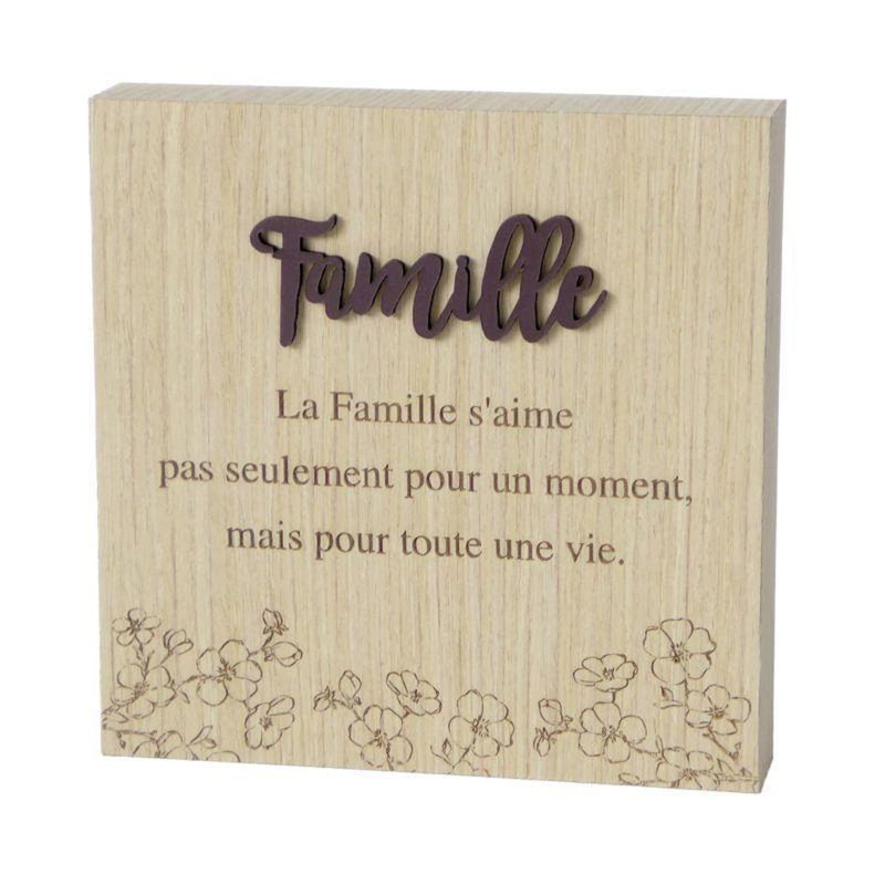 Enseigne bloc Famille
