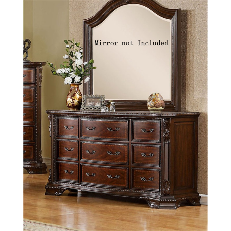 Commode double 9 tiroirs Leanne