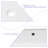 19.5"X14" White Ceramic Rectangular Undermount Bathroom Sink With Overflow