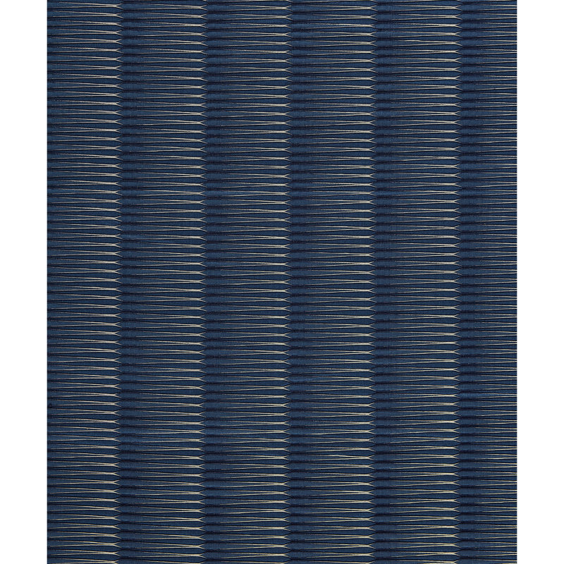 Tissu moderne de luxe à longueur d’onde, Indigo