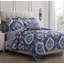 Ensemble d'édredon réversible en microfibre bleu-414163894