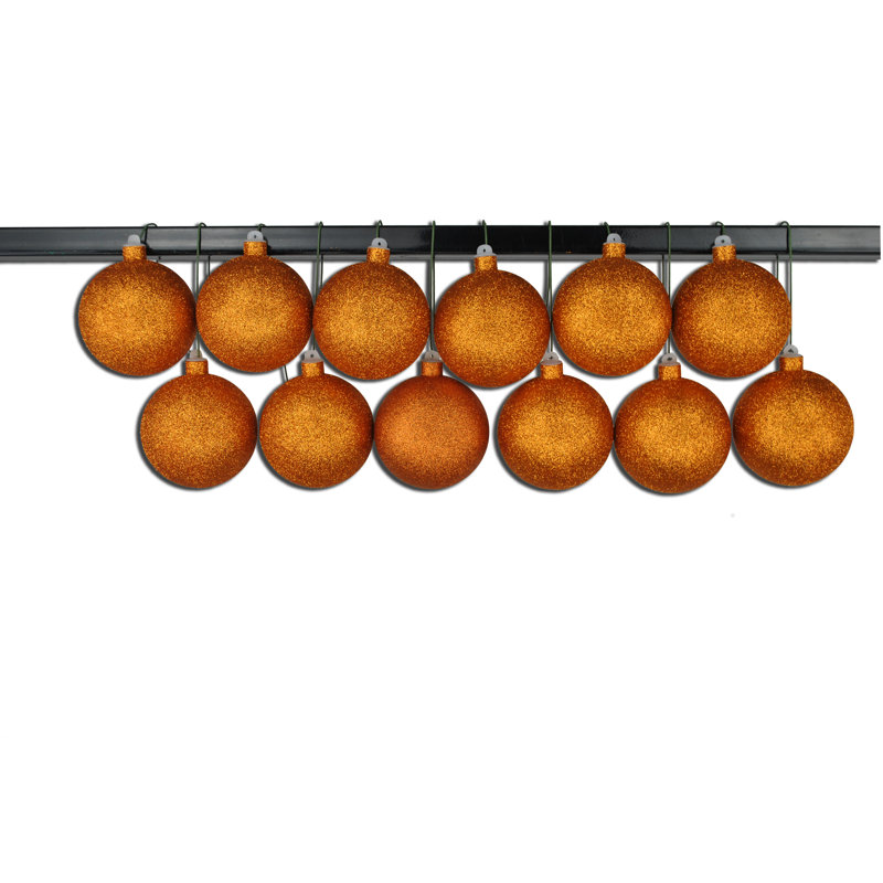 Ornement boule solide, Orange