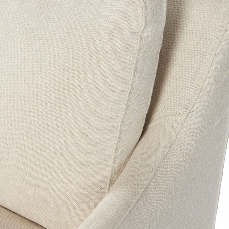 Monette Upholstered Arm Chair, Brussels Natural